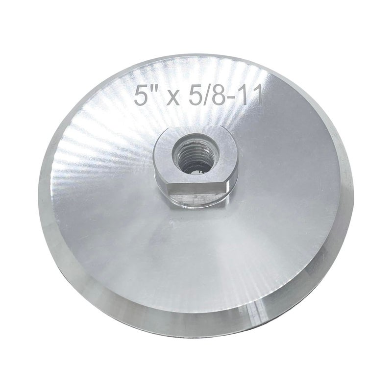 ComeFloor Aluminum Backer Pad, 5 Inch Hook and Loop Backing Pad, 5/8”-11 Threaded - Image 4